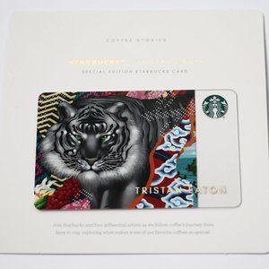 Starbucks Coffee Stories Card Tiger Tristan Eaton Sumatra 2017 Special Edition